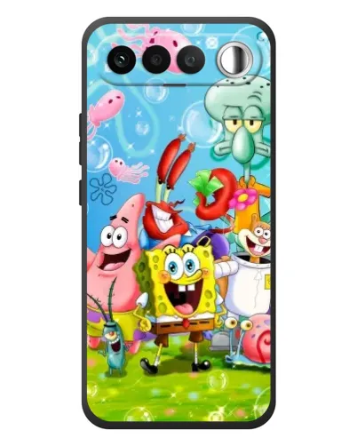 Чохол для RealMe 16 5G з картинкою «Губка Боб та друзі» Чохол для RealMe 16 5G з картинкою «Губка Боб та друзі»