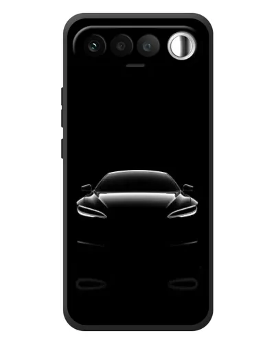 Чехол для RealMe 16 5G с картинкой «Силуэт Tesla Night» Чехол для RealMe 16 5G с картинкой «Силуэт Tesla Night»