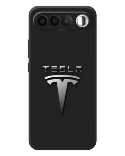 Чехол для RealMe 16 5G с картинкой «Стальной логотип Tesla» Чехол для RealMe 16 5G с картинкой «Стальной логотип Tesla»