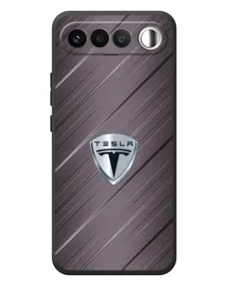 Чохол для RealMe 16 5G з картинкою «Металева текстура Tesla»