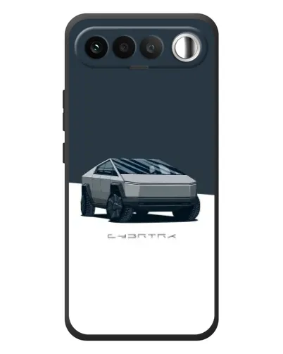 Чехол для RealMe 16 5G с картинкой «Серебристый Cybertruck Tesla» Чехол для RealMe 16 5G с картинкой «Серебристый Cybertruck Tesla»