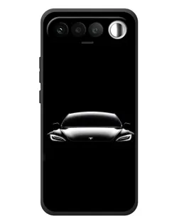 Чохол для RealMe 16 5G з картинкою «Фари Tesla Night»