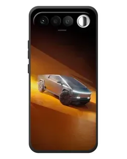 Чохол для RealMe 16 5G з картинкою «Cybertruck у пустелі»