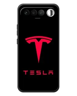 Чохол для RealMe 16 5G з картинкою «Tesla Red Logo»