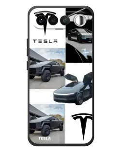 Чохол для RealMe 16 5G з картинкою «Колаж Cybertruck Tesla»