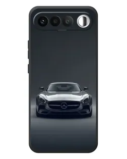 Чехол для RealMe 16 5G с картинкой «Mercedes на черном»