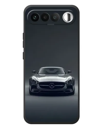 Чехол для RealMe 16 5G с картинкой «Mercedes на черном»