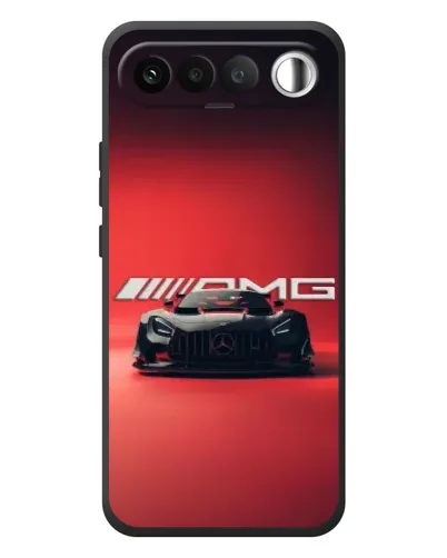 Чехол для RealMe 16 5G с картинкой «Mercedes AMG — красная линия»