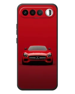 Чехол для RealMe 16 5G с картинкой «Красный Mercedes AMG»