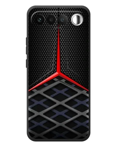 Чехол для RealMe 16 5G с картинкой «Mercedes Carbon Grid»