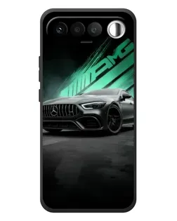 Чехол для RealMe 16 5G с картинкой «Темный Mercedes AMG»