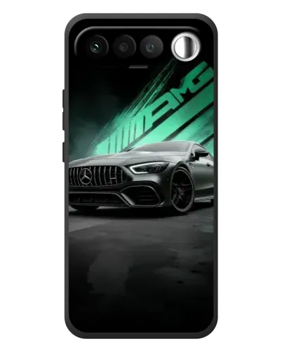 Чехол для RealMe 16 5G с картинкой «Темный Mercedes AMG»