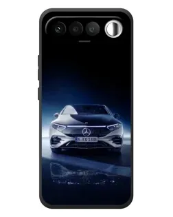 Чехол для RealMe 16 5G с картинкой «Ночной Mercedes EQ»