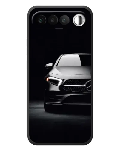 Чехол для RealMe 16 5G с картинкой «Свет фар Mercedes»