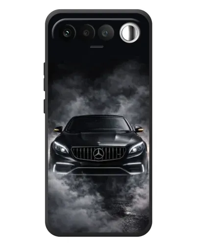 Чехол для RealMe 16 5G с картинкой «Mercedes в дыму»
