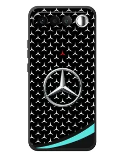 Чехол для RealMe 16 5G с картинкой «Mercedes — бирюзовый акцент»