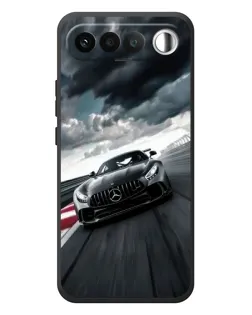 Чехол для RealMe 16 5G с картинкой «Гоночный Mercedes AMG»