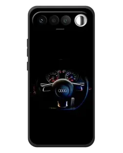 Чехол для RealMe 16 5G с картинкой «Салон Audi — руль» Чехол для RealMe 16 5G с картинкой «Салон Audi — руль»