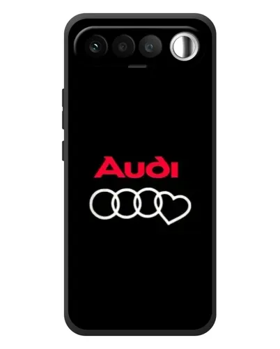 Чехол для RealMe 16 5G с картинкой «Логотип Audi Heart»