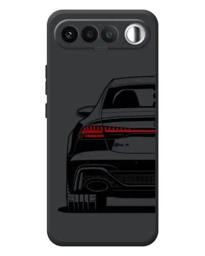 Чехол для RealMe 16 5G с картинкой «Задняя часть Audi — арт»