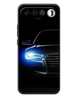 Чохол для RealMe 16 5G з картинкою «Неоновий погляд Audi»