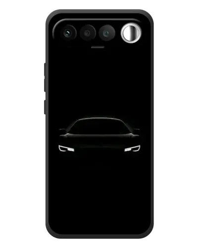 Чехол для RealMe 16 5G с картинкой «Взгляд Audi в темноте»