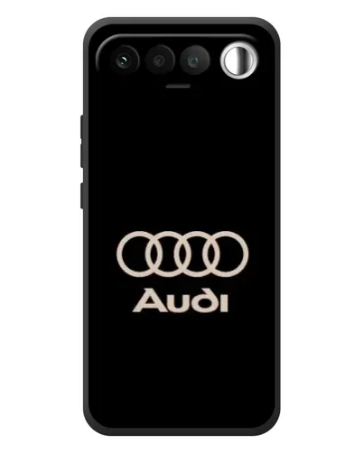 Чехол для RealMe 16 5G с картинкой «Audi — золотой логотип»