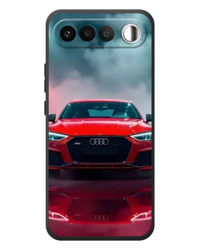 Чехол для RealMe 16 5G с картинкой «Audi RS — красный стиль»