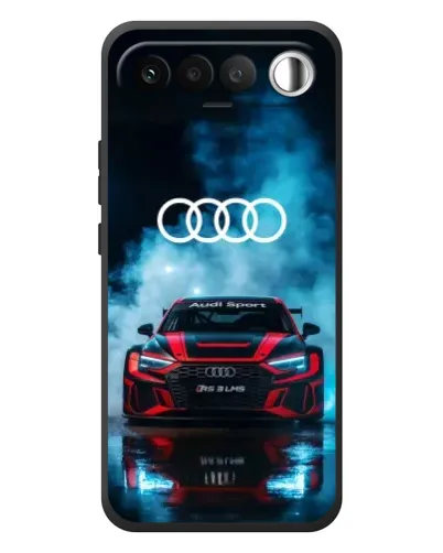 Чехол для RealMe 16 5G с картинкой «Audi Sport — неон»