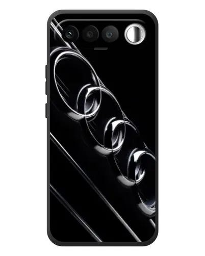 Чехол для RealMe 16 5G с картинкой «Audi — абстрактные кольца»
