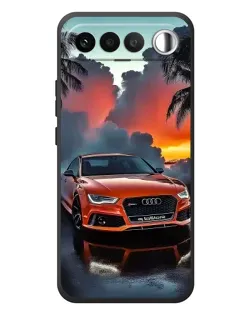 Чохол для RealMe 16 5G з картинкою «Audi — захід сонця»