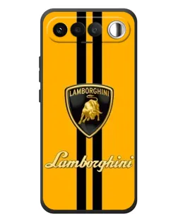 Чехол для RealMe 16 5G с картинкой «Lamborghini Stripe желтый» Чехол для RealMe 16 5G с картинкой «Lamborghini Stripe желтый»