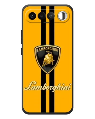 Чехол для RealMe 16 5G с картинкой «Lamborghini Stripe желтый» Чехол для RealMe 16 5G с картинкой «Lamborghini Stripe желтый»