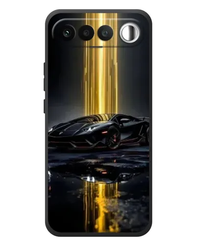 Чехол для RealMe 16 5G с картинкой «Ночной Lamborghini драйв» Чехол для RealMe 16 5G с картинкой «Ночной Lamborghini драйв»