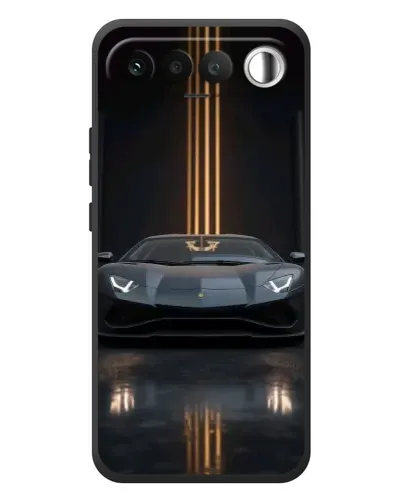 Чехол для RealMe 16 5G с картинкой «Lamborghini золотые линии» Чехол для RealMe 16 5G с картинкой «Lamborghini золотые линии»