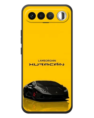 Чехол для RealMe 16 5G с картинкой «Lamborghini Huracan черный» Чехол для RealMe 16 5G с картинкой «Lamborghini Huracan черный»