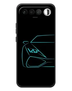Чохол для RealMe 16 5G з картинкою «Блакитний силует Lamborghini» Чохол для RealMe 16 5G з картинкою «Блакитний силует Lamborghini»