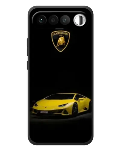 Чехол для RealMe 16 5G с картинкой «Lamborghini желтый акцент» Чехол для RealMe 16 5G с картинкой «Lamborghini желтый акцент»