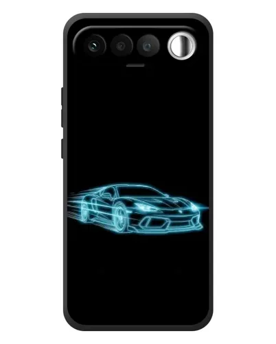 Чехол для RealMe 16 5G с картинкой «Неоновый контур Lamborghini» Чехол для RealMe 16 5G с картинкой «Неоновый контур Lamborghini»