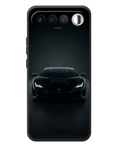 Чехол для RealMe 16 5G с картинкой «Черный Lamborghini Aventador» Чехол для RealMe 16 5G с картинкой «Черный Lamborghini Aventador»