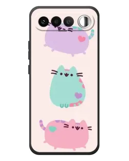Чохол для RealMe 16 5G з картинкою «Pusheen тріо»