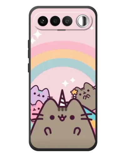 Чехол для RealMe 16 5G с картинкой «Единорог Pusheen» Чехол для RealMe 16 5G с картинкой «Единорог Pusheen»