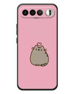 Чохол для RealMe 16 5G з картинкою «Pusheen серце»