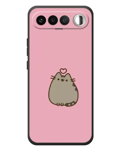 Чехол для RealMe 16 5G с картинкой «Pusheen сердце» Чехол для RealMe 16 5G с картинкой «Pusheen сердце»