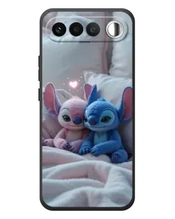 Чехол для RealMe 16 5G с картинкой «Плюшевые Стич Ангел»