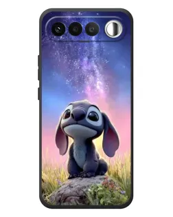 Чехол для RealMe 16 5G с картинкой «Стич на рассвете»