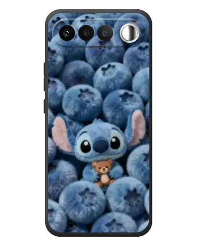 Чехол для RealMe 16 5G с картинкой «Стич и голубика»
