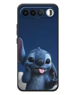 Чехол для RealMe 16 5G с картинкой «Стич в облаках»
