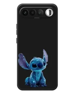 Чехол для RealMe 16 5G с картинкой «Стич на черном»