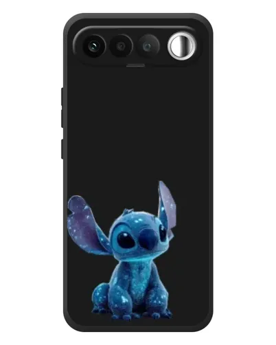 Чехол для RealMe 16 5G с картинкой «Стич на черном»